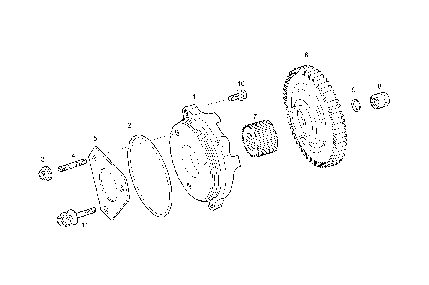 Iveco/FPT INJECTION PUMP DRIVE